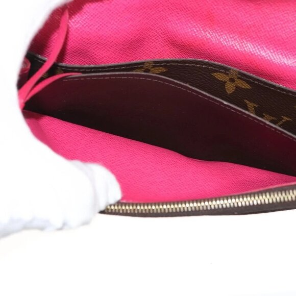 LOUIS VUITTON Monogram Portefeuille Emilie Wallet Pink - Picture 14 of 16